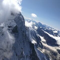 Verortung via Georeferenzierung der Kamera: Aufgenommen in der Nähe von Visp, Schweiz in 4187 Meter